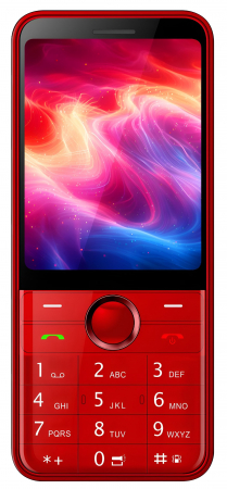 Mobiltelefon iSEN F95, Piros,  4G, Dual SIM, 2.8'' TFT, 48MB RAM + T-Flash 32GB, 0.08 MP Kamera, 1000 mAhMobiltelefon iSEN F95, Fekete, Dual SIM, 2.8'' TFT, 48MB RAM + T-Flash 32GB, 0.08 MP Kamera, 1000 mAh [2]