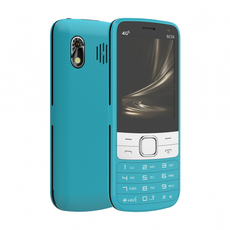 Mobiltelefon iSEN M39, Kék, 4G, 2,8" érintőképernyő, 2 GB RAM, 16 GB ROM, TF kártya, 2 MP + 2 MP kamera, Android 12, 2500 mAh akkumulátor, Dual SIM [11]
