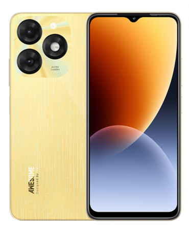 iTEL Mobiltelefonok - Mobiltelefon iTEL A70, Arany, 4G, 6.6", 12GB RAM (4GB + 8GB bovitheto), 128GB ROM, Android 13 (Go edition), Unisoc T603, 5000mAh, 10W, Dual SIM