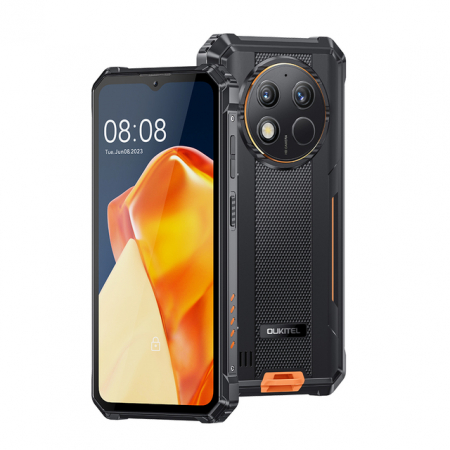 Mobiltelefon - Telefon mobil Oukitel WP28 Orange, 4G, 6.52" HD+, 15 GB RAM (8+7), 256GB ROM, Android 13, Camera 48MP, T606, 10600mAh, NFC, OTG, Dual SIM