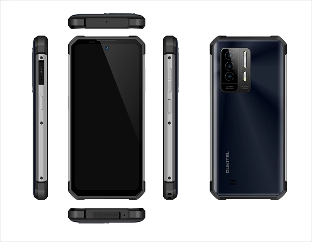 Mobiltelefon - Mobiltelefon Oukitel WP27 Fekete, 4G, 6.78" HD+, 24GB RAM (12GB + 12GB bővíthető), 256GB ROM, Android 13, Éjjellátó kamera, Helio G99, 8500mAh, NFC, Dual SIM