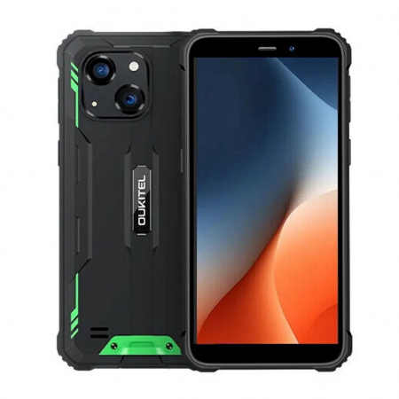 Tartós Telefonok - Oukitel WP32 Pro Mobiltelefon Zöld, 4G, 6.0" HD, 24GB RAM (6GB + 18GB bővíthető), 256GB ROM, 20MP+5MP, Android 14, Unisoc T606, NFC, 6300mAh, Dual SIM
