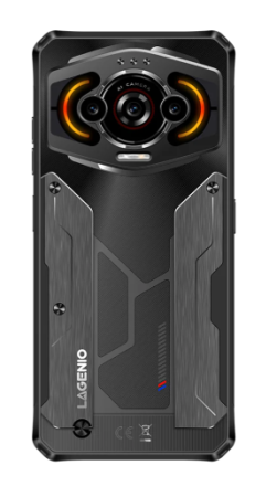 Mobiltelefon LAGENIO Panther 1, Fekete, 4G, 6.7" HD+ 120Hz, 12GB RAM (4GB + 8GB Bővített), 128GB ROM, 13MP, Android 15, Unisoc T7250, RGB Fények, Gemini AI, NFC, 5150mAh, 18W, Két SIM [1]