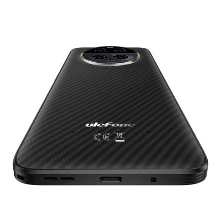 Ulefone Armor 23 Ultra 5G Mobiltelefon, Fekete, műholdas kommunikáció, 6,78" LCD FHD+ 120 Hz, 24 GB RAM (12 GB + 12 GB bővíthető), 512 GB ROM, Android 13, MediaTek MT6891, 64 MP Night Vision, 5280mAh, 120W [11]
