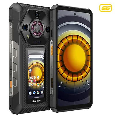 5G Okostelefonok - Mobiltelefon Ulefone Armor 30 Pro, 5G, 6.95" FHD+, 32GB RAM (16GB+16GB bővíthető), 512GB ROM, 50MP + 64MP Night Vision, Android 14, Dimensity 7300X, Wi-Fi 6E, 12800mAh, 66W, Dual SIM