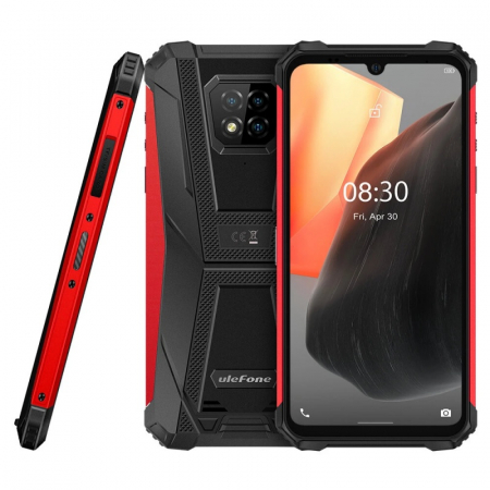 Ulefone Armor 8 Pro Piros Mobiltelefon, 4G, 6,1" Waterdrop, 8 GB RAM, 128 GB ROM, Android 11, Helio P60, NFC, IP68, 5580 mAh, Dual SIM [6]