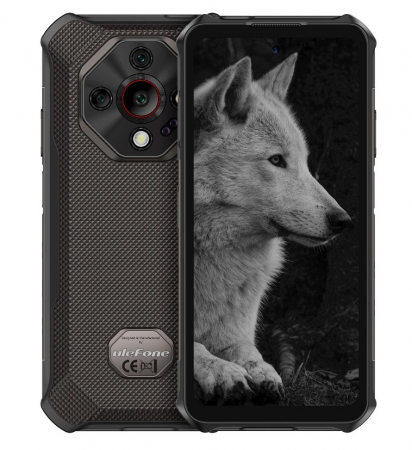 Tartós Telefonok - Mobiltelefon Ulefone Armor X16 Pro, Fekete, 5G, 6.56" LCD IPS 120Hz, 16GB (8GB RAM + 8GB bővíthető), 256GB ROM, Night Vision, 64MP, Android 15, Dimensity 6300, NFC, 10360mAh, 33W, Dual SIM