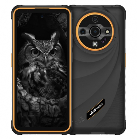 Mobiltelefon - Mobiltelefon Ulefone Armor X31 Pro, Narancs, 5G, 6,56" 120 Hz, 16 GB RAM (8 GB+ 8 GB bővíthető), 256 GB ROM, Android 14, Éjjellátó kamera 25 MP, 6050 mAh, Dual SIM
