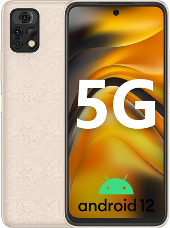 UMIDIGI mobiltelefonok - Telefon mobil UMIDIGI A13 Pro Max Gold, 5G, 6.5" FHD+, 12GB RAM, 256GB ROM, Android 12, Dimensity 900, NFC, Bluetooth 5.2, Dual SIM, 5150mAh