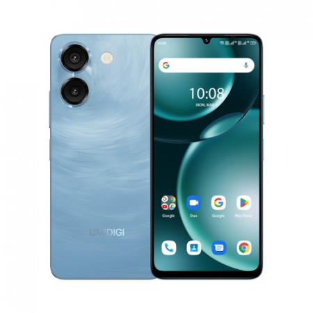 UMIDIGI mobiltelefonok - Mobiltelefon UMIDIGI G9A, Kék, 4G, 6,75" HD+, 8GB RAM (4GB + 4GB bővíthető), 64GB ROM, Android 14 Go, 13 MP Ultra-Clear AI kamera, 5000 mAh, Dual SIM
