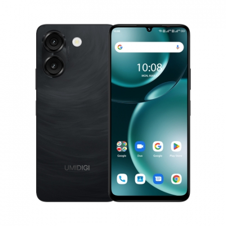 UMIDIGI mobiltelefonok - Mobiltelefon UMIDIGI G9A, Fekete, 4G, 6,75" HD+, 8GB RAM (4GB + 4GB bővíthető), 64GB ROM, Android 14 Go, 13 MP Ultra-Clear AI kamera, 5000 mAh, Dual SIM
