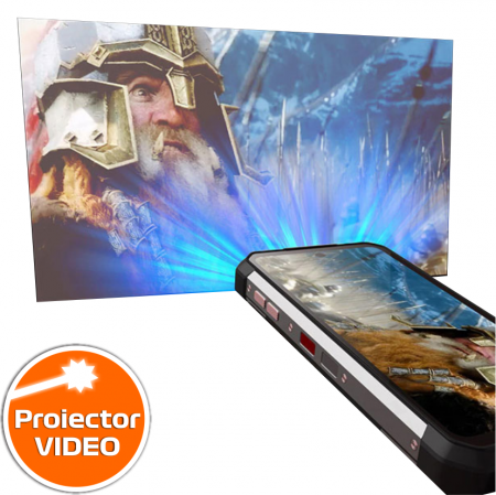 Mobiltelefon Unihertz 8849 Tank 2 Pro, 4G, 6.81" FHD+, 120Hz, Video projektor, 16GB RAM (8GB + 8GB bővíthető), 256GB ROM, 108MP, Android14, NFC, 23800mAh, Dual SIM [3]