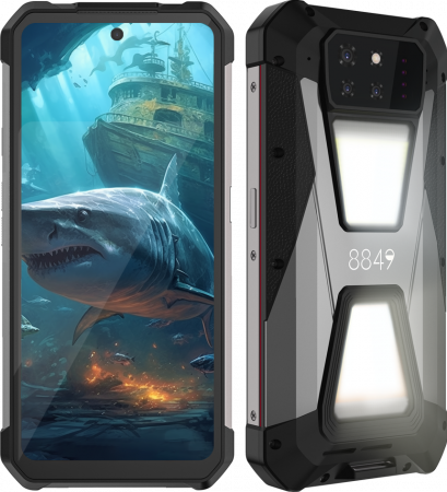 Mobiltelefon Unihertz 8849 Tank Shark, 5G, 6,79" 2.4K FHD+ 120Hz, 24GB RAM (12GB + 12GB bővíthető), 256GB ROM, Android 14, 64MP éjjellátó, 15600mAh, Dual SIM [3]