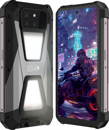 Mobiltelefon Unihertz 8849 Tank Shark, 5G, 6,79" 2.4K FHD+ 120Hz, 24GB RAM (12GB + 12GB bővíthető), 256GB ROM, Android 14, 64MP éjjellátó, 15600mAh, Dual SIM [5]