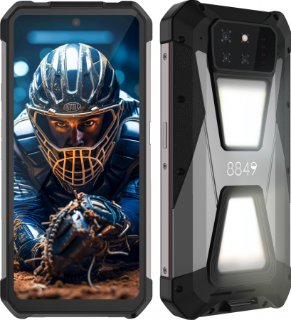 Mobiltelefon Unihertz 8849 Tank Shark, 5G, 6,79" 2.4K FHD+ 120Hz, 24GB RAM (12GB + 12GB bővíthető), 256GB ROM, Android 14, 64MP éjjellátó, 15600mAh, Dual SIM [7]