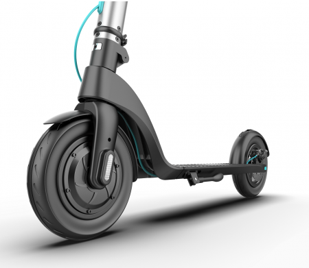 Összecsukható Elektromos Roller Csomag iSEN X7 Pro 2025 Ezüst, Alkalmazás, Bluetooth, 10", 350W motor, akár 50 km hatótáv, akár 32 km/h sebesség, kivehető + 1 további X7 Pro 36V akkumulátor [3]