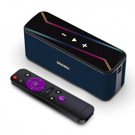 TV Box / Hordozható hangszóró iSEN H96 MAX M7 Smart Media Player, 8K, 4 GB RAM, 32 GB ROM, Android 13, RK3528 Quad Core ARM Cortex-A53, Hangszóró 2x 7 W WiFi [4]