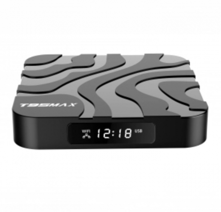 Médialejátszók - iSEN T95MAX Okos Médialejátszó Fekete TV Box, 4K, 4GB RAM, 32GB ROM, Android 12, H618 Négy magos A53, Bluetooth 4.0