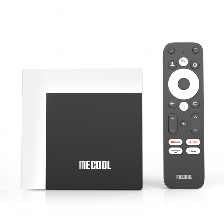 Médialejátszók - TV Box Mecool KM7 Plus Smart Media Player Negru cu alb