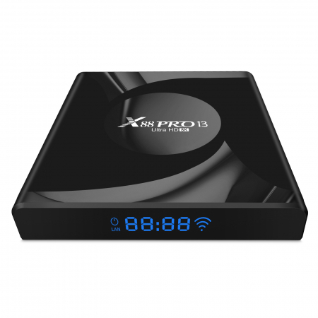 TV Box X88 PRO 13, 8K, Android 13, 4GB RAM, 64GB ROM, RK3528 Quad-Core, WiFi, Bluetooth, HDMI​​​​​​​, Netflix, Skype, Youtube, Facebook [5]