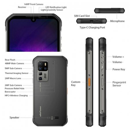 Telefon mobil Ulefone Armor 11T 8/256 Negru [3]