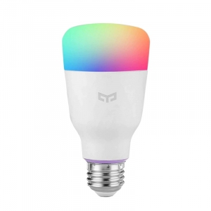 Smart Home - Bec smart Xiaomi Yeelight LED Bulb 1S V2 color, 8.5W, 800 lumeni, E27, WiFi 2.4G, Control vocal, Reglaj intensitate, Temporizator, Aplicatie