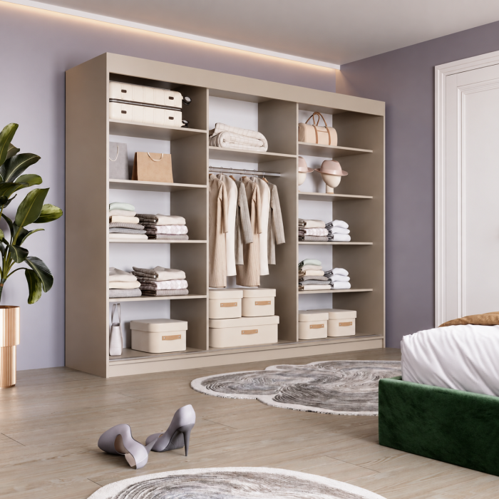 Dressing Alkam cu 3 uși glisante și oglindă [6]