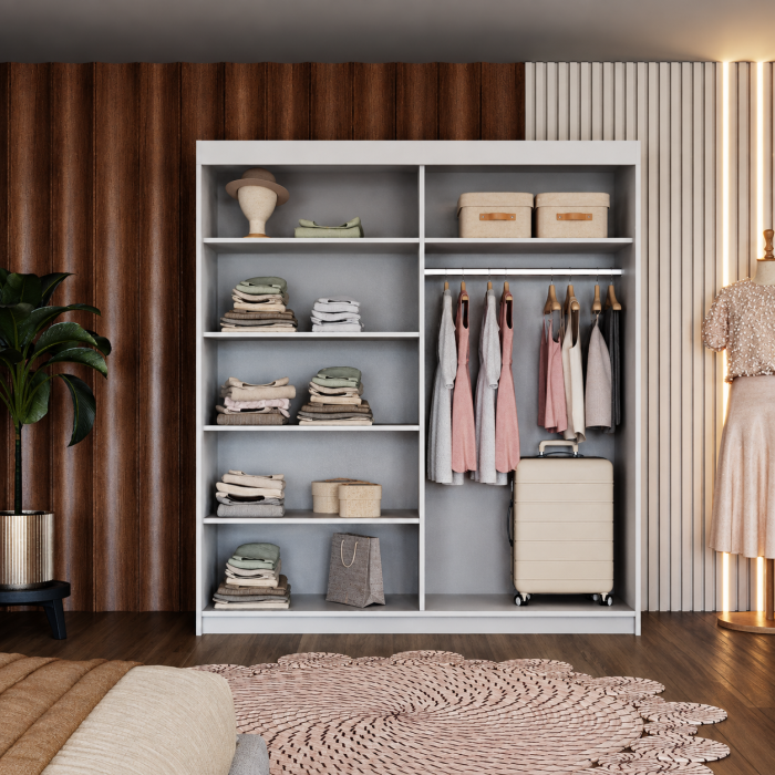 Dressing Sebastian cu 2 uși glisante și oglindă [2]