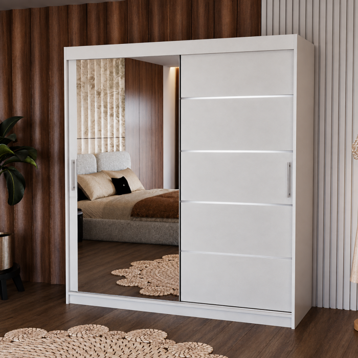Dressing Sebastian cu 2 uși glisante și oglindă [5]