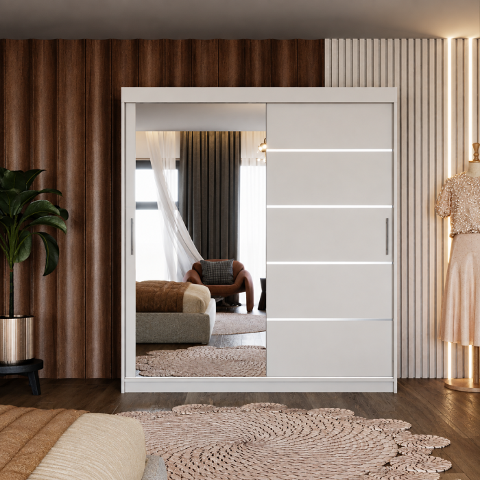 Dressing Sebastian cu 2 uși glisante și oglindă [4]