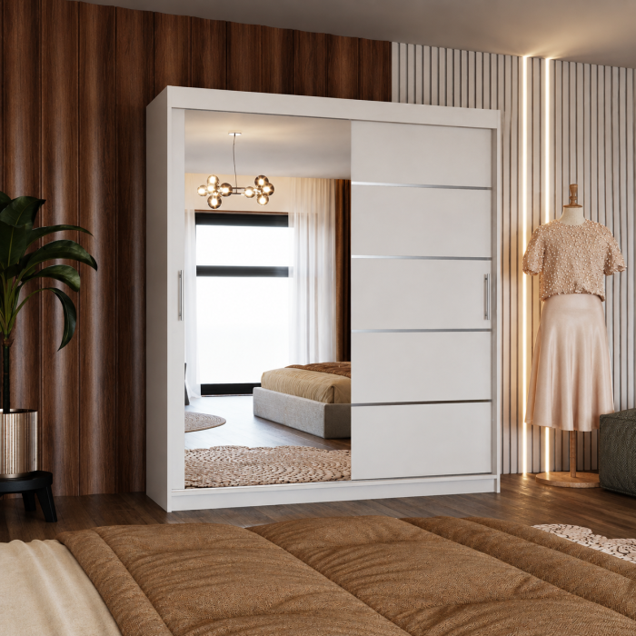 Dressing Sebastian cu 2 uși glisante și oglindă [6]