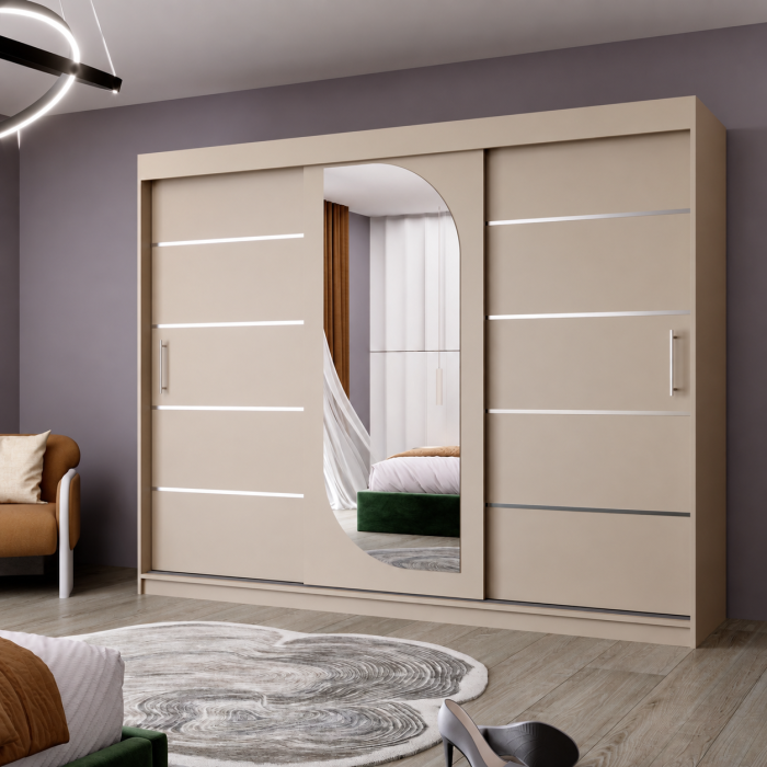 Dressing Alkam cu 3 uși glisante și oglindă [2]