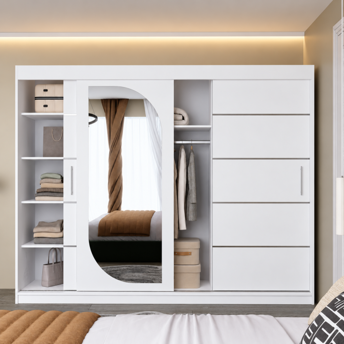 Dressing Alkam cu 3 uși glisante și oglindă [4]