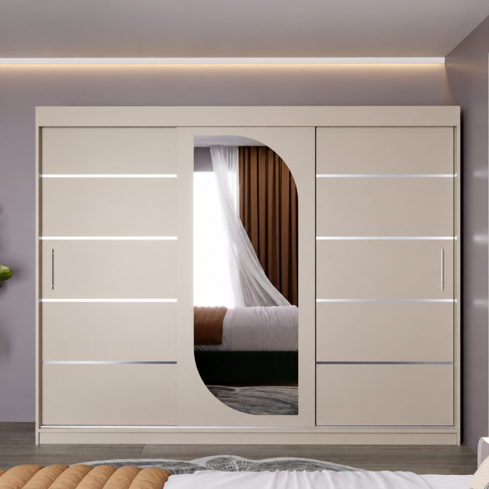 Dressing Alkam cu 3 uși glisante și oglindă [3]