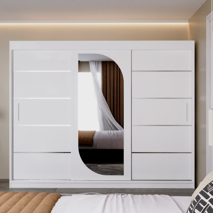 Dressing Alkam cu 3 uși glisante și oglindă [3]
