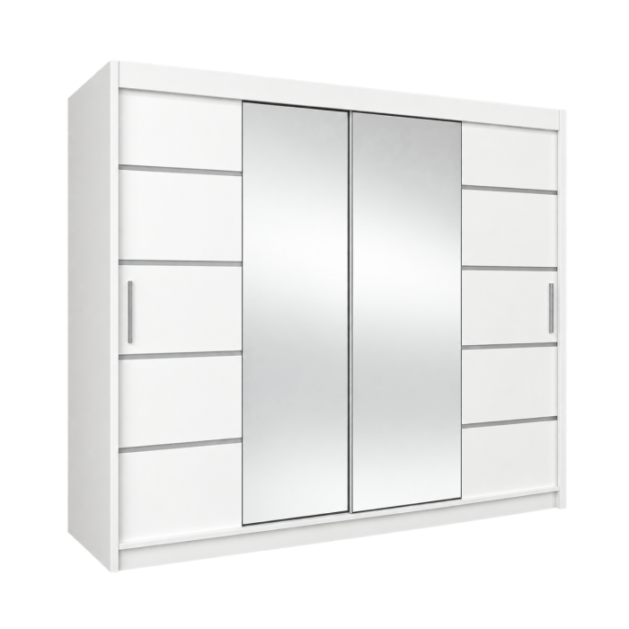 Dressing Marissa cu 2 uși glisante și oglindă [5]