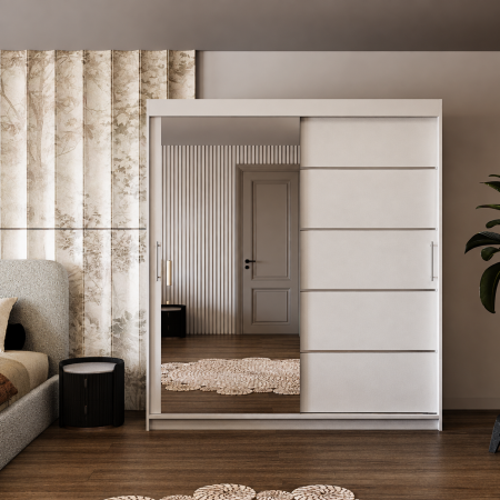 Dressinguri 2 usi - Dressing Sebastian cu 2 uși glisante și oglindă