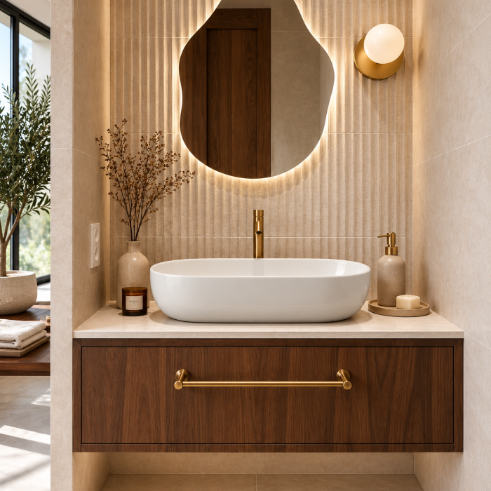 Lavoar pe blat Duxu Onix ceramica alba oval [2]