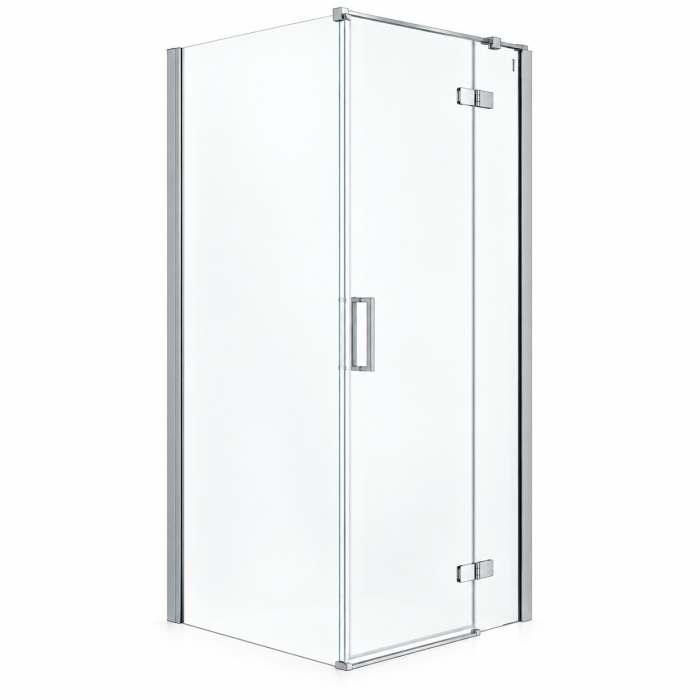 Cabina de dus pe colt Duxu Star crom orientare dreapta [2]