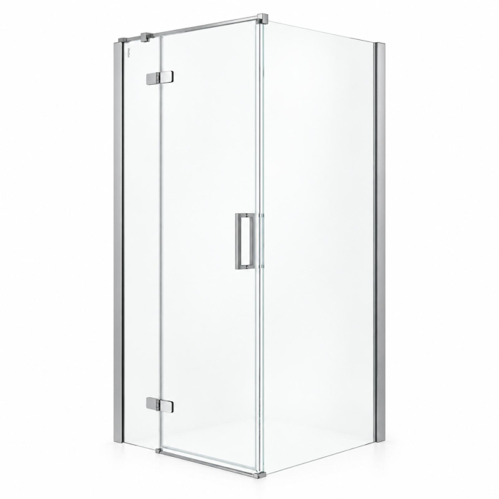Cabina de dus pe colt Duxu Star crom orientare stanga [2]