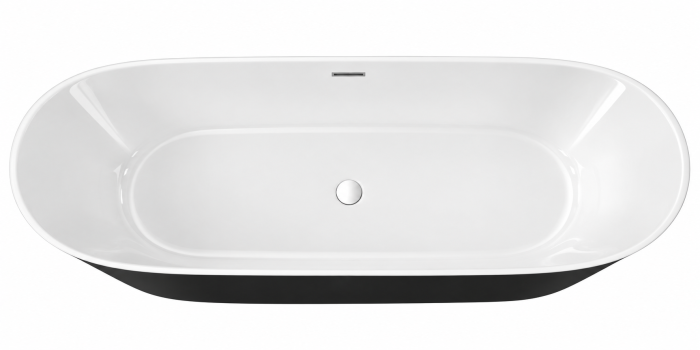 Cada freestanding negru lucios Duxu Edeea [4]