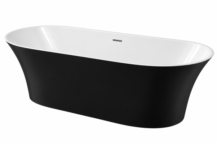 Cada freestanding negru lucios Duxu Edeea [2]
