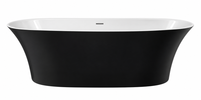 Cada freestanding negru lucios Duxu Edeea [3]