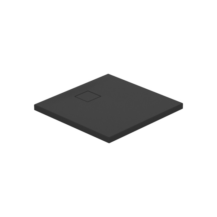 Cadita de dus Duxu Slim neagra cu sifon inclus [2]