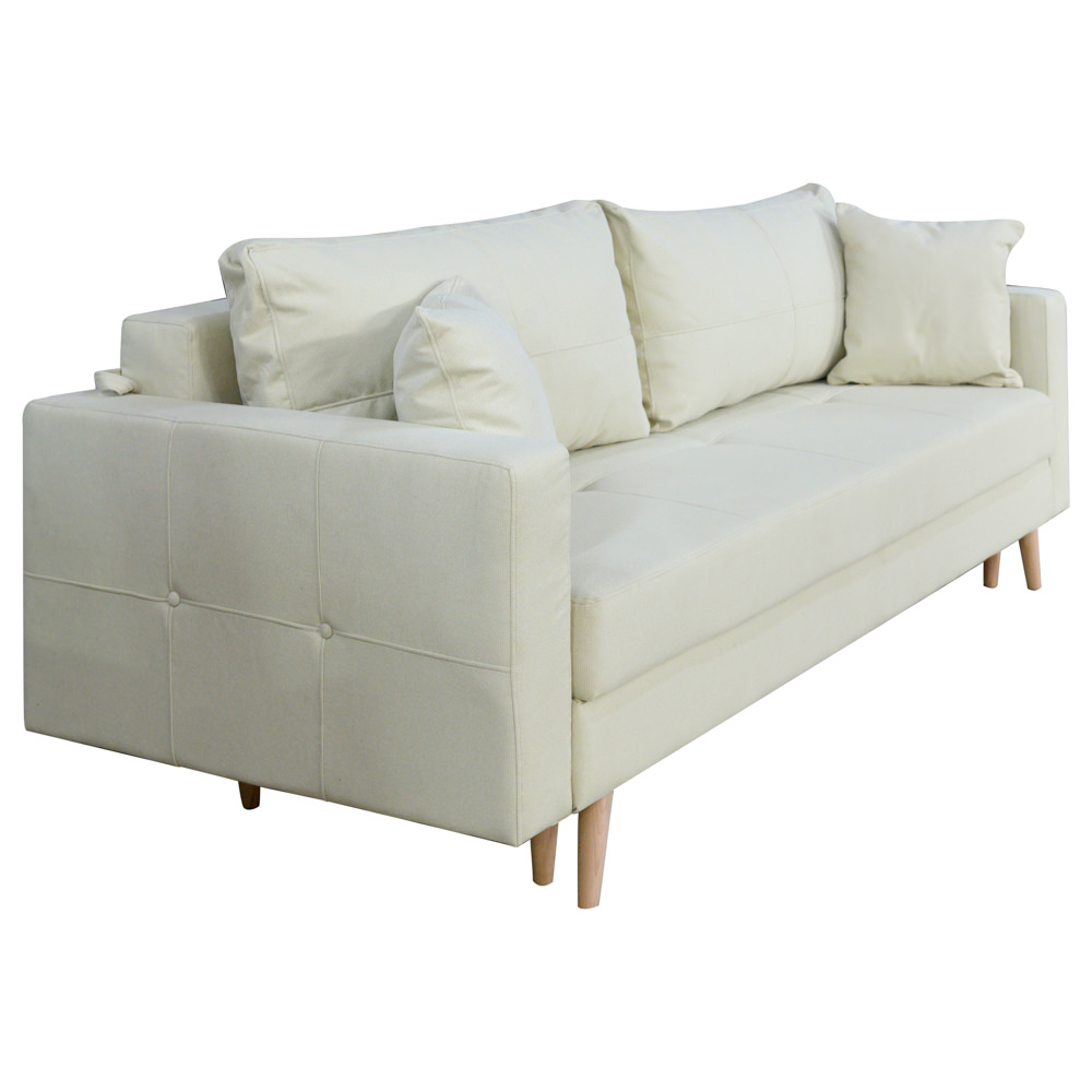 Canapea extensibila Sofia, din stofa cu lada de depozitare, 220x90x80 cm [2]