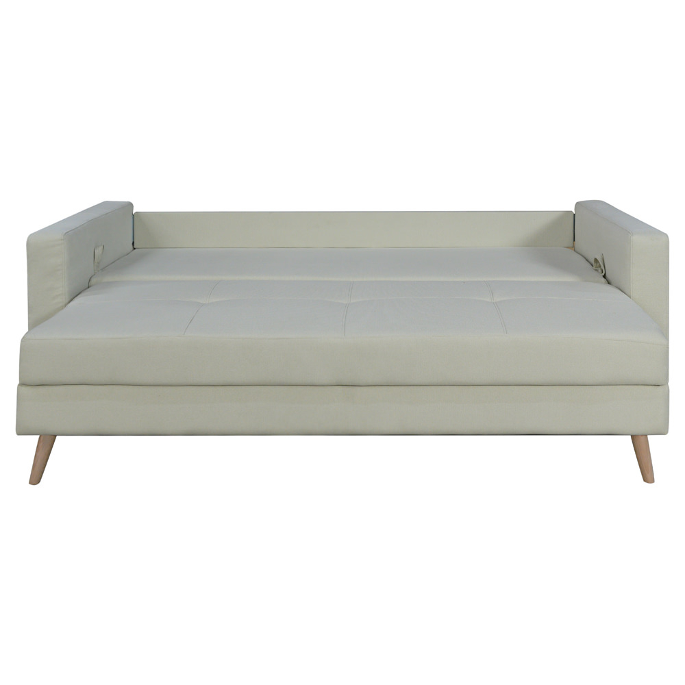 Canapea extensibila Sofia, din stofa cu lada de depozitare, 220x90x80 cm [5]