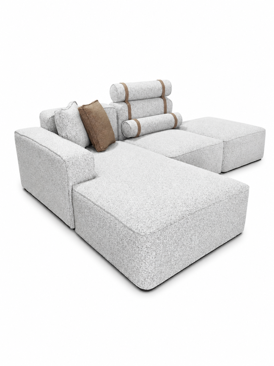 Coltar modular Puente, 277 x 180 cm, stofa gri [2]