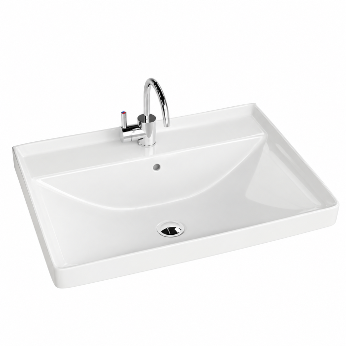 Lavoar ceramic alb Duxu Lumia [2]