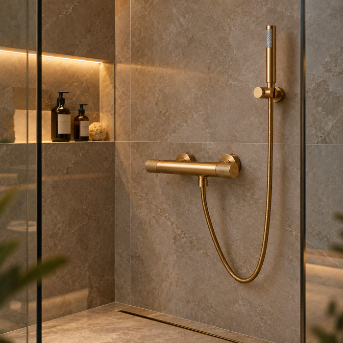 Set de dus DUXU ProGold finisaj auriu periat [2]