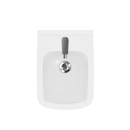 Bideu suspendat DUXU Lex – Alb, rectangular [2]